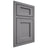 Shiloh Cabinetry Beaded Inset Square Flat White Oak Quarter Sawn Sterling Door