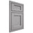 Shiloh Cabinetry Beaded Inset Square Flat White Oak Quarter Sawn Stratus Door