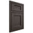 Shiloh Cabinetry Beaded Inset Square Flat White Oak Rift Cut Creekside Door