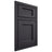 Shiloh Cabinetry Beaded Inset Square Flat White Oak Rift Cut Harbor Door