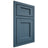 Shiloh Cabinetry Beaded Inset Square Flat White Oak Rift Cut Hudson Door