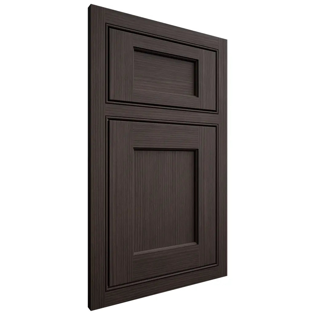 Shiloh Cabinetry Beaded Inset Square Flat White Oak Rift Cut Morel Door