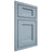 Shiloh Cabinetry Beaded Inset Square Flat White Oak Rift Cut Sky Door