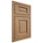 Shiloh Cabinetry Beaded Inset Square Raised Alder Plain Cut Dusty Road Door