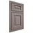 Shiloh Cabinetry Beaded Inset Square Raised Alder Plain Cut Stonehenge Door