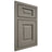 Shiloh Cabinetry Beaded Inset Square Raised Alder Plain Cut Thyme Door