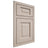 Shiloh Cabinetry Beaded Inset Square Raised Alder Plain Cut White Sands Door