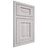Shiloh Cabinetry Beaded Inset Square Raised Hickory Plain Cut Cotton Door