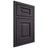 Shiloh Cabinetry Beaded Inset Square Raised Hickory Plain Cut Harbor Door