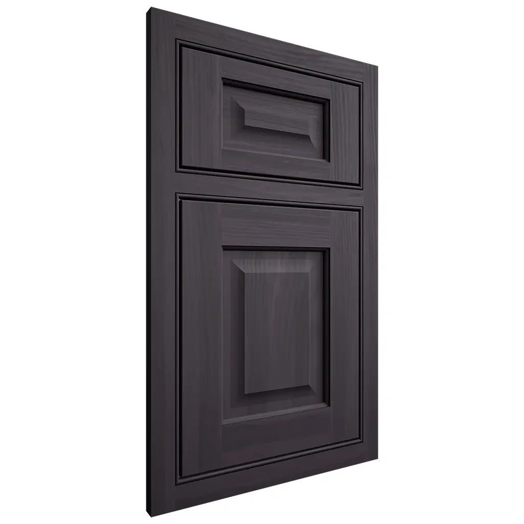 Shiloh Cabinetry Beaded Inset Square Raised Hickory Plain Cut Harbor Door
