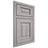 Shiloh Cabinetry Beaded Inset Square Raised Hickory Plain Cut Stratus Door