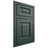 Shiloh Cabinetry Beaded Inset Square Raised Paintable Billiard Green Door