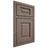 Shiloh Cabinetry Beaded Inset Square Raised Poplar Plain Cut River Rock Door