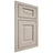 Shiloh Cabinetry Beaded Inset Square Raised Walnut Plain Cut Seagull Door