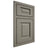 Shiloh Cabinetry Beaded Inset Square Raised Walnut Plain Cut Thyme Door
