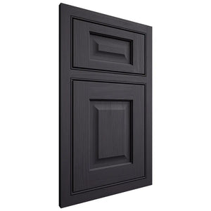 Shiloh Cabinetry Beaded Inset Square Raised White Oak Plain Cut Harbor Door
