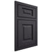 Shiloh Cabinetry Beaded Inset Square Raised White Oak Plain Cut Harbor Door