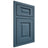 Shiloh Cabinetry Beaded Inset Square Raised White Oak Plain Cut Hudson Door
