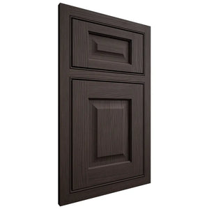 Shiloh Cabinetry Beaded Inset Square Raised White Oak Plain Cut Morel Door