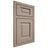Shiloh Cabinetry Beaded Inset Square Raised White Oak Plain Cut Whitewash Door
