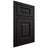 Shiloh Cabinetry Beaded Inset Square Raised White Oak Quarter Sawn Espresso Door