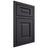 Shiloh Cabinetry Beaded Inset Square Raised White Oak Quarter Sawn Harbor Door