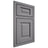Shiloh Cabinetry Beaded Inset Square Raised White Oak Quarter Sawn Sterling Door