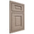 Shiloh Cabinetry Beaded Inset Square Raised White Oak Quarter Sawn Whitewash Door