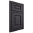 Shiloh Cabinetry Beaded Inset Square Raised White Oak Rift Cut Harbor Door