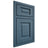 Shiloh Cabinetry Beaded Inset Square Raised White Oak Rift Cut Hudson Door