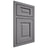 Shiloh Cabinetry Beaded Inset Square Raised White Oak Rift Cut Sterling Door
