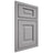 Shiloh Cabinetry Beaded Inset Square Raised White Oak Rift Cut Stratus Door