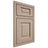 Shiloh Cabinetry Beaded Inset Square Raised White Oak Rift Cut Straw Door