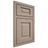 Shiloh Cabinetry Beaded Inset Square Raised White Oak Rift Cut Whitewash Door
