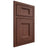 Shiloh Cabinetry Beaded Inset Statesville Cherry Plain Cut Bourbon Door