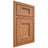 Shiloh Cabinetry Beaded Inset Statesville Cherry Plain Cut Medium Door