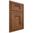 Shiloh Cabinetry Beaded Inset Statesville Hickory Plain Cut Burnt Sugar Door