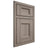 Shiloh Cabinetry Beaded Inset Statesville Hickory Plain Cut Sterling Door