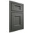 Shiloh Cabinetry Beaded Inset Statesville Paintable Pewter Green Door