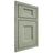 Shiloh Cabinetry Beaded Inset Statesville Red Oak Plain Cut Moss Door