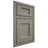 Shiloh Cabinetry Beaded Inset Statesville Walnut Plain Cut Thyme Door