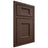 Shiloh Cabinetry Beaded Inset Statesville White Oak Plain Cut Braun Door
