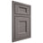 Shiloh Cabinetry Beaded Inset Statesville White Oak Plain Cut Flagstone Door