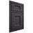 Shiloh Cabinetry Beaded Inset Statesville White Oak Plain Cut Harbor Door