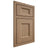 Shiloh Cabinetry Beaded Inset Statesville White Oak Plain Cut Natural Door