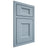 Shiloh Cabinetry Beaded Inset Statesville White Oak Plain Cut Sky Door