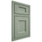Shiloh Cabinetry Beaded Inset Statesville White Oak Quarter Sawn Moss Door