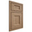 Shiloh Cabinetry Beaded Inset Statesville White Oak Quarter Sawn Natural Door
