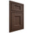 Shiloh Cabinetry Beaded Inset Statesville White Oak Rift Cut Braun Door