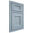 Shiloh Cabinetry Beaded Inset Statesville White Oak Rift Cut Sky Door